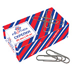 Скрепки " Attomex " 50мм оцинкованные 50шт картонная коробка