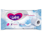 Бумага туалетная влажная " Emily Style " Premium by Fresh idea 40шт, растворяющаяся