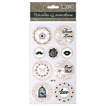 Наклейки детские " Decola " 125*265мм из мешковины- 1, пакет, европодвес