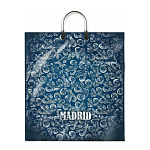 Пакет ПЭ " Интерпак " с пластиковой ручкой ПВД, 40*44см 100мкм Мадрид