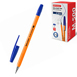 Ручка шариковая M-500 orange, синяя, корпус оранжевый, узел 0,7мм, линия письма 0,35мм
