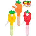 Мыльные пузыри " Рыжий кот " 40мл с вентилятором, длина 21см, ассорти