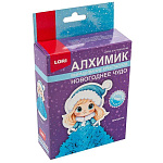 Выращивание кристаллов Новогоднее " Lori " Алхимик. Снегурочка, в наборе: химический реактив, поддон для выращивания,картонная основа, декоративный картонный элемент, инструкция.