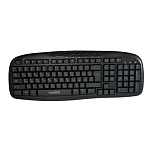 Клавиатура " FaisON " Easy KB111, черная, мембранная, проводное подключение USB, 1,5м