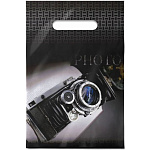 Пакет ПЭ " Интерпак " с вырубной ручкой ПВД, 20*30см 30мкм Кадр