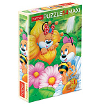 Пазлы " Hatber "  54элемента Maxi Пчелки 28*40см, картонная упаковка