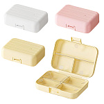 Контейнер пластиковый (таблетница), 7 секций, 11*7,5*3,5см, наклейки для маркировки, ассорти (без возможноти выбора цвета) " KWELT " пакет