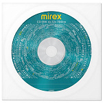 Диск CD-RW " Mirex " 700 Мб 4X-12X Brand в бумажном конверте с окном
