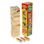 Игра настольная " Задира " Джанга Party День Рождения, состав: 54 разноцветных блока с заданиями, материал - МДФ, картонная упаковка 25*38см, от 6лет