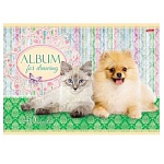 Альбом А4 40л " Hatber " Маленькие друзья (ассорти), на скобе, обложка- мелованный картон, блок- офсет 100г/м2, 5 дизайнов