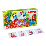 Игра настольная " Задира " Лото Сказочные герои, состав: 6 карточек, 48 фишек, 16,4*8,4*1,5см, материал картон