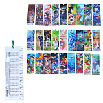 Закладка " Mazari " 3D с лентой 16*5,5см, пластик, ассорти, 27 дизайнов без возможности выбора дизайна, пакет