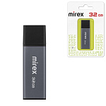 Флеш-диск " Mirex " 32GB Stiff серый USB 2.0
