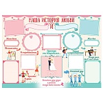 Плакат А2 " Открытая планета " 941 Свадьба- Наша история любви