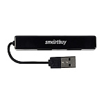 USB-хаб " Smartbuy " 408, черный, 4 порта, USB2.0