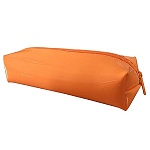 Пенал-косметичка " Пчелка " К-721 1 отделение 195*60*50мм, Оранжевый, на молнии, ткань глянец Neon
