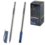 Ручка шариковая " Bruno Visconti " SmartWrite Black, синяя 0,5мм, цвет корпуса черный, одноразовая, картонная упаковка