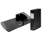 Короб архивный на кнопке " deVente " А4 70мм, черный, пластик, пластиковый карман со сменной этикеткой