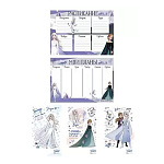 Набор расписание уроков, планер, наклейки " Империя поздравлений " 573 А4 Холодное сердце, картон