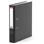 Папка-регистратор А4 " Erich Krause " Original Pro сборная 50мм серый мрамор, пластиковый карман со сменной этикеткой, металлическая окантовка, черный корешок