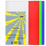 Обложка для учебников " KWELT " ПЭ 245*490мм 150мкм универсальная, с цветными клапанами