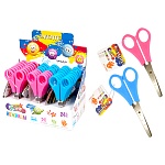 Ножницы для левшей детские " deVente " Cosmo Left, 13,3см, пластиковые, ассорти, картонный дисплей