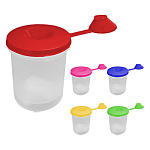 Стакан-непроливайка " Пчелка " одинарный с крышкой