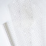 Упаковочная пленка " Браво " 70см*9,14м в рулоне, Горох белый, 40мкм