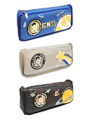 Пенал " KWELT " 1 отделение 200*80*60мм, Space, внешний карман на молнии, цвет - ассорти (без возможности выбора цвета), текстиль, пакет, европодвес