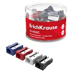 Точилка " Erich Krause " Easy Sharp, Classic, ассорти, пластиковая, 1 отверстие, в тубусе