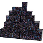 Набор коробок " Миленд " 10в1 Знаки судьбы, 30,5*20*13см, 28,5*18,5*12см, 26*17,5*11см, 23,5*15,5*10см, 21*14*9 см, 19*13*8см, 17,5*11*7см, 15*9,5*6см, 13,5*8*5см, 12*6,5*4см