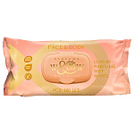 Салфетки влажные 120шт " Well&Wet " Face&Body, клапан крышка