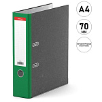 Папка-регистратор А4 " Erich Krause " Original 70мм серый мрамор, этикетка для маркировки, металлическая окантовка, зеленый корешок