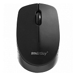 Мышь " SmartBuy " 202AG One беспроводная оптическая, 3 кнопки, черная, 1200 DPI, USB (батарейки в комплекте)