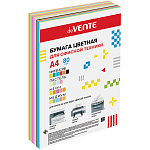 Бумага " deVente " интенсив/пастель/неон/медиум А4 80г/м 200л ассорти, 20цв ( 6 интенсивных, 4 пастельных, 5 неоновых и 5 медиум цветов ) картонная подложка