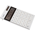 Калькулятор настольный 12 разрядов " deVente " Q-5W, 100*166*14мм, двойное питание, белый
