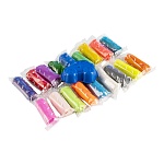 Тесто для лепки " Lori " Пластишка, 18цв по 24гр, в наборе: тесто для лепки по 24гр, 1 формочка, ведро с ручкой