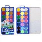 Краски акварельные без кисти Фантазия 21цв " Луч " медовые, пластиковая упаковка, европодвес