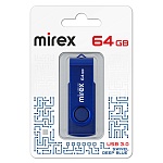Флеш-диск " Mirex " 64GB Swivel темно-синий USB 3.0