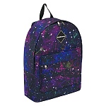Рюкзак " Erich Krause " 29*39*13см EasyLine 17L Purple Stardust, 1 отделение, карман на молнии, регулируемые лямки, ручка-петля