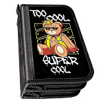 Пенал " Пчелка " ПО-05 2 отделения 120*190*50мм, откидная планка, Cool bear, ламинированный картон