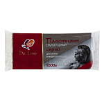 Пластилин " Луч " скульптурный 1000г серый, твердый, не прилипает к рукам, не красится, держит форму, индивидуальная упаковка