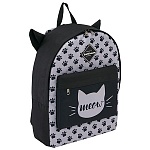Рюкзак " Erich Krause " 29*39*13см EasyLine Animals 17L Meow, 1 отделение, карман на молнии, регулируемые лямки, ручка-петля