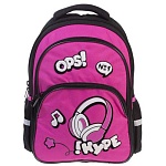 Рюкзак " Hatber " 41*29*16см Easy Hype, 2 отделения, 3 кармана, светоотражающие элементы, дополнительная ручка-петля, регулируемые лямки, усиленное дно, нагрудная стяжка, полиэстер