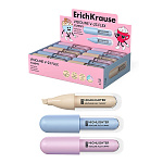 Текстовыделитель 0,6-3,5мм, сиреневый, синий, бежевый, Visioline V-23 Flex Yummy " Erich Krause " картонная упаковка