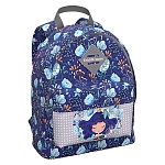 Рюкзак " Erich Krause " 26*39*12см EasyLine 12L Bluecurl, синий, мягкая спинка, 1 отделение, большой внешний карман на молнии, регулируемые лямки, ручка-петля