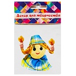 Декоративный элемент " Куколка 3D " 25*45мм, 1шт в упаковке, европодвес