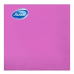 Салфетки бумажные 2-слойные " Лилия " Розовые 20шт, 100% целлюлоза, 33*33см