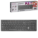 Клавиатура беспроводная " Defender " UltraMate SM-535 черная, мембранная, USB