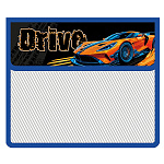 Папка " Пчелка " МАЛЫЙ ФОРМАТ А5-03 (230*190*50мм) на липучке Стремительный драйв, клапан, пластик